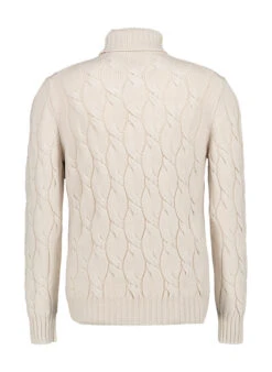 Gran Sasso, Rollkragenpullover, Schurwolle-Kaschmir, Beige 7 Gran Sasso, Rollkragenpullover, Schurwolle-Kaschmir, Beige -Herrenausstatter Geschaft 448803 norm2