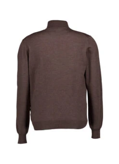 Gran Sasso, Rollkragenpullover, Merinowolle, Dunkelbraun -Herrenausstatter Geschaft 448813 norm2
