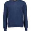 Gran Sasso, Pullover, Schurwolle-Kaschmir, Dunkelblau 2 Gran Sasso, Pullover, Schurwolle-Kaschmir, Dunkelblau -Herrenausstatter Geschaft 448814 norm