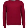 Gran Sasso, Pullover, Schurwolle-Kaschmir, Bordeaux Meliert