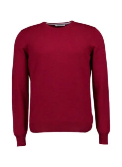 Gran Sasso, Pullover, Schurwolle-Kaschmir, Bordeaux Meliert