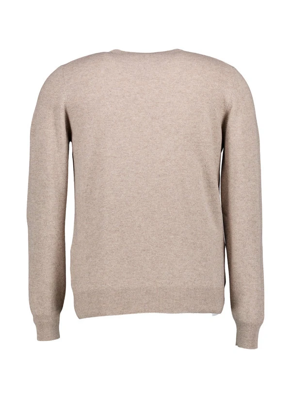 Gran Sasso, Pullover, Schurwolle-Kaschmir, Dunkelbeige 5 Gran Sasso, Pullover, Schurwolle-Kaschmir, Dunkelbeige – Bild 3
