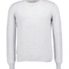 Gran Sasso, Pullover, Schurwolle-Kaschmir, Silbergrau Meliert 2 Gran Sasso, Pullover, Schurwolle-Kaschmir, Silbergrau Meliert -Herrenausstatter Geschaft 448820 norm