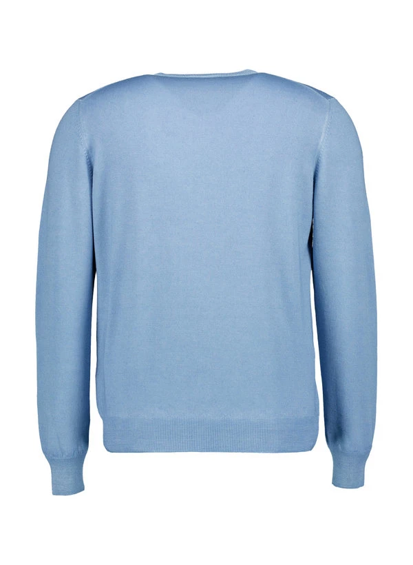 Gran Sasso, Pullover, Schurwolle, Hellblau Meliert 5 Gran Sasso, Pullover, Schurwolle, Hellblau Meliert – Bild 3