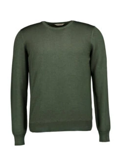 Gran Sasso, Pullover, Schurwolle, Olivgrün Meliert