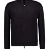 EMPORIO ARMANI, Cardigan, Mikrofaser, Navy -Herrenausstatter Geschaft 448830 norm