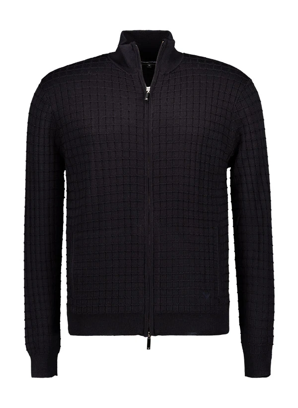 EMPORIO ARMANI, Cardigan, Mikrofaser, Navy 3 EMPORIO ARMANI, Cardigan, Mikrofaser, Navy