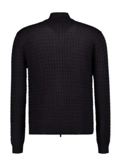 EMPORIO ARMANI, Cardigan, Mikrofaser, Navy 7 EMPORIO ARMANI, Cardigan, Mikrofaser, Navy -Herrenausstatter Geschaft 448830 norm2