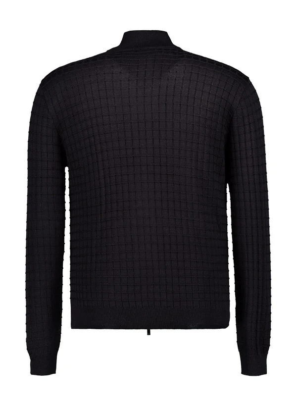 EMPORIO ARMANI, Cardigan, Mikrofaser, Navy 5 EMPORIO ARMANI, Cardigan, Mikrofaser, Navy – Bild 3