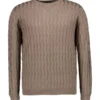 EMPORIO ARMANI, Pullover, Baumwolle, Graubraun 2 EMPORIO ARMANI, Pullover, Baumwolle, Graubraun -Herrenausstatter Geschaft 448831 norm