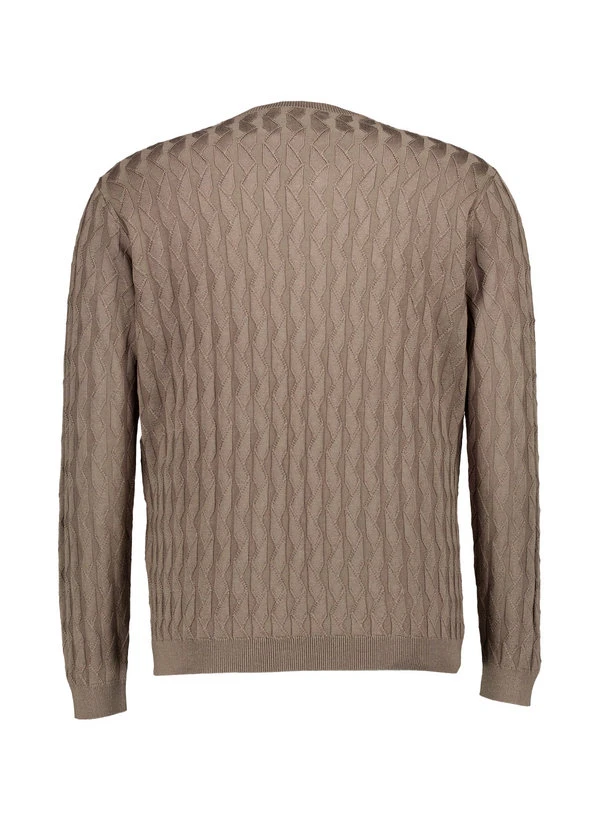 EMPORIO ARMANI, Pullover, Baumwolle, Graubraun 5 EMPORIO ARMANI, Pullover, Baumwolle, Graubraun – Bild 3