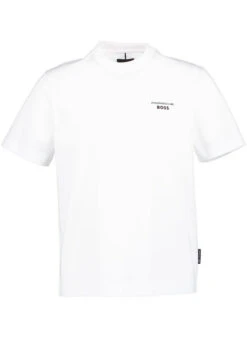BOSS Black, T-Shirt Thompson, Baumwolle, Weiß
