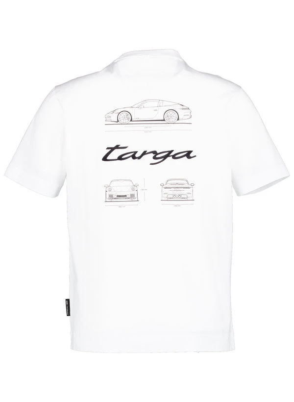 BOSS Black, T-Shirt Thompson, Baumwolle, Weiß 5 BOSS Black, T-Shirt Thompson, Baumwolle, Weiß – Bild 3