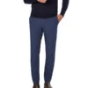 BOSS Black, Hose Kaiton, Slim Fit, Baumwolle, Blau -Herrenausstatter Geschaft 448847 norm