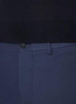 BOSS Black, Hose Kaiton, Slim Fit, Baumwolle, Blau -Herrenausstatter Geschaft 448847 norm3