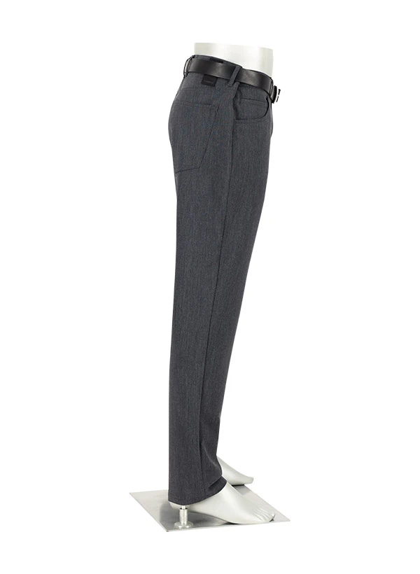 Alberto, Hose Stone, Modern Fit, Ceramica®, Dunkelgrau-blau Meliert 5 Alberto, Hose Stone, Modern Fit, Ceramica®, Dunkelgrau-blau Meliert – Bild 3