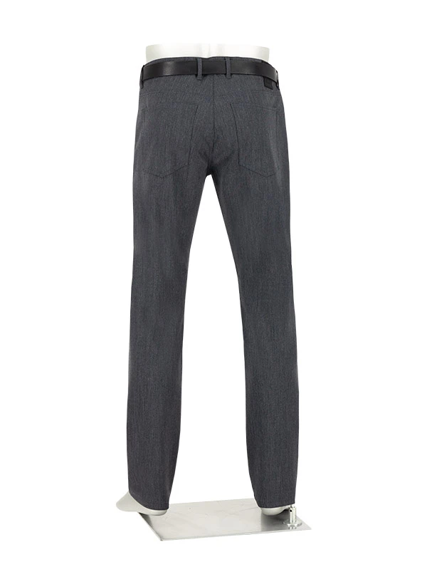 Alberto, Hose Stone, Modern Fit, Ceramica®, Dunkelgrau-blau Meliert 6 Alberto, Hose Stone, Modern Fit, Ceramica®, Dunkelgrau-blau Meliert – Bild 4