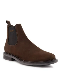 Gant, Chelsea Boots St. Fairkon, Velousleder, Dunkelbraun
