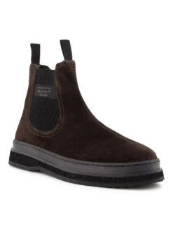 Gant, Chelsea Boots Blistown, Veloursleder, Gefüttert, Braun