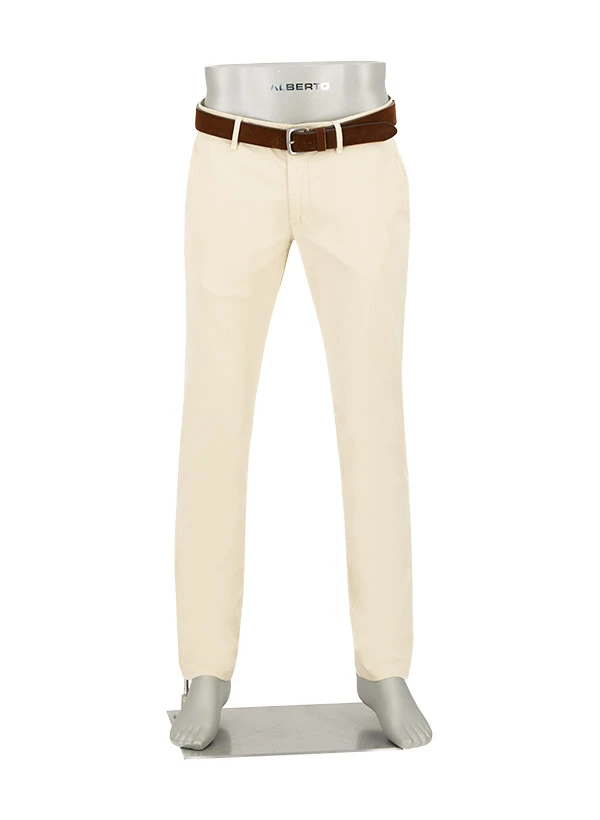 Alberto, Chino Lou, Regular Fit, Baumwolle, Ecru 3 Alberto, Chino Lou, Regular Fit, Baumwolle, Ecru