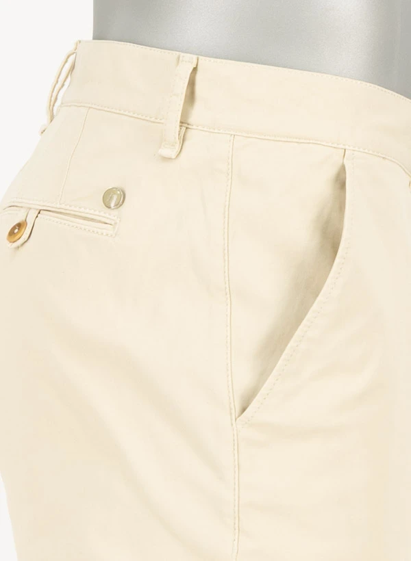 Alberto, Chino Lou, Regular Fit, Baumwolle, Ecru 8 Alberto, Chino Lou, Regular Fit, Baumwolle, Ecru – Bild 6