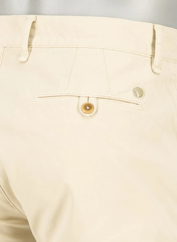 Alberto, Chino Lou, Regular Fit, Baumwolle, Ecru 9 Alberto, Chino Lou, Regular Fit, Baumwolle, Ecru – Bild 7
