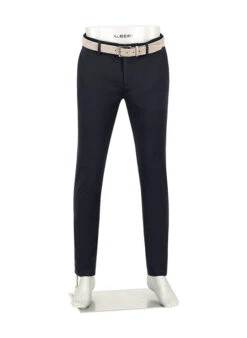 Alberto, Hose Move, Slim Fit, Jersey, Navy