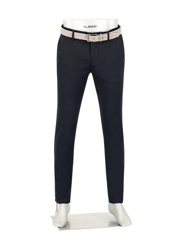 Alberto, Hose Move, Slim Fit, Jersey, Navy 3 Alberto, Hose Move, Slim Fit, Jersey, Navy
