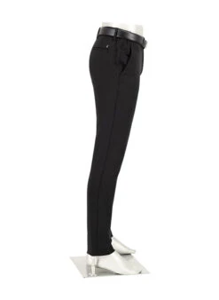 Alberto, Hose Move, Slim Fit, Jersey, Schwarz -Herrenausstatter Geschaft 448877 norm2