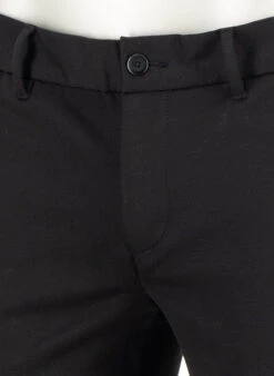 Alberto, Hose Move, Slim Fit, Jersey, Schwarz -Herrenausstatter Geschaft 448877 norm4