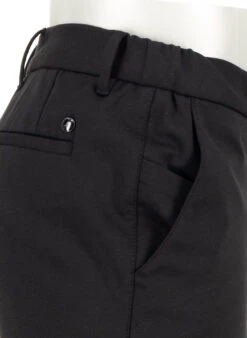 Alberto, Hose Move, Slim Fit, Jersey, Schwarz -Herrenausstatter Geschaft 448877 norm5