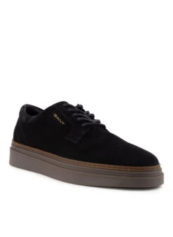Gant, Sneaker, Veloursleder, Schwarz