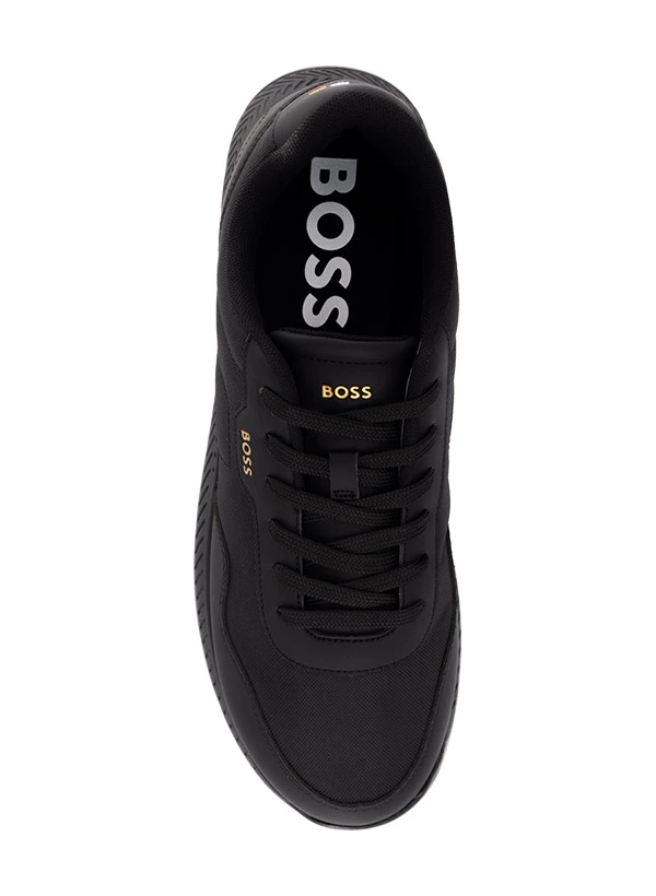 BOSS Black, Sneaker Titanium, Material-Mix, Schwarz 4 BOSS Black, Sneaker Titanium, Material-Mix, Schwarz – Bild 2