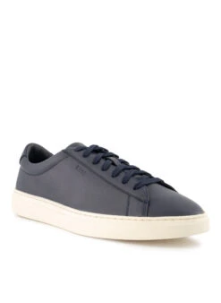 BOSS Black, Sneaker Kieran, Leder, Dunkelblau