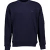 BOSS Orange, Sweatshirt Mixed, Baumwolle, Dunkelblau -Herrenausstatter Geschaft 448893 norm