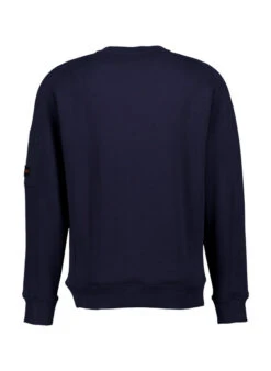 BOSS Orange, Sweatshirt Mixed, Baumwolle, Dunkelblau 7 BOSS Orange, Sweatshirt Mixed, Baumwolle, Dunkelblau -Herrenausstatter Geschaft 448893 norm2