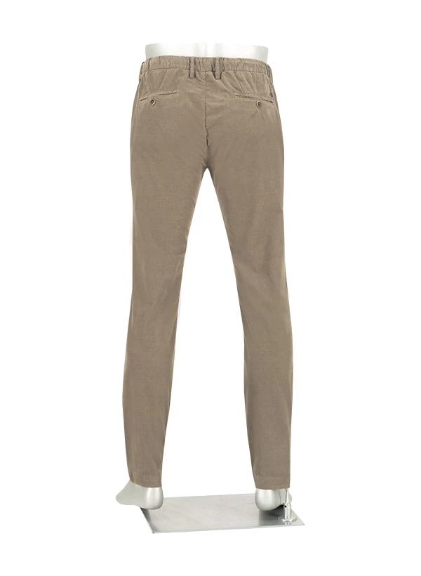 Alberto, Hose Jump, Slim Fit, Cord, Greige 5 Alberto, Hose Jump, Slim Fit, Cord, Greige – Bild 3