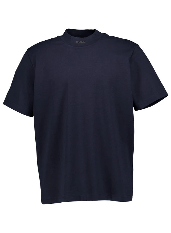 BOSS Green, T-Shirt Tee Collar Zone, Baumwoll-Stretch, Dunkelblau 3 BOSS Green, T-Shirt Tee Collar Zone, Baumwoll-Stretch, Dunkelblau