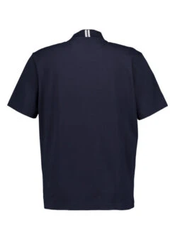 BOSS Green, T-Shirt Tee Collar Zone, Baumwoll-Stretch, Dunkelblau 7 BOSS Green, T-Shirt Tee Collar Zone, Baumwoll-Stretch, Dunkelblau -Herrenausstatter Geschaft 448935 norm2