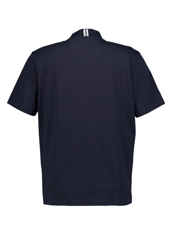 BOSS Green, T-Shirt Tee Collar Zone, Baumwoll-Stretch, Dunkelblau 5 BOSS Green, T-Shirt Tee Collar Zone, Baumwoll-Stretch, Dunkelblau – Bild 3