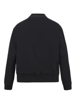 BOSS Black, Jacke Skiles, Baumwoll-Stretch Wattiert, Schwarz -Herrenausstatter Geschaft 448938 norm2