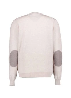 Stenströms, Pullover, Merinowolle Extrafine, Hellbeige -Herrenausstatter Geschaft 448942 norm2