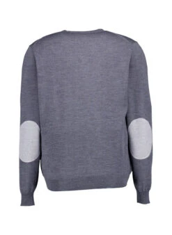 Stenströms, Pullover, Merinowolle Extrafine, Anthrazit -Herrenausstatter Geschaft 448943 norm2