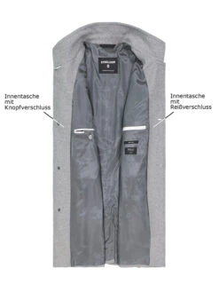 Strellson, Mantel Finchley, Wolle-Mix, Mittelgrau Meliert 7 Strellson, Mantel Finchley, Wolle-Mix, Mittelgrau Meliert -Herrenausstatter Geschaft 448948 norm3