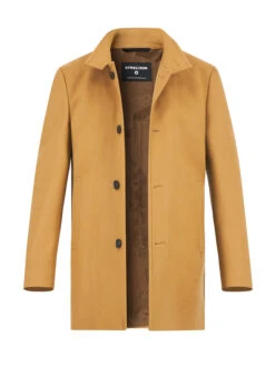 Strellson, Mantel Finchley, Wolle-Mix, Beige