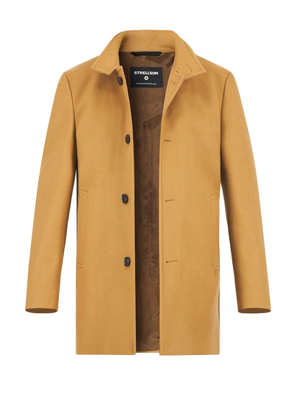 Strellson, Mantel Finchley, Wolle-Mix, Beige 2 Strellson, Mantel Finchley, Wolle-Mix, Beige