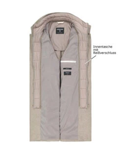 Strellson, Mantel Finlay, Wolle Halbgefüttert, Beige Meliert 8 Strellson, Mantel Finlay, Wolle Halbgefüttert, Beige Meliert -Herrenausstatter Geschaft 448952 norm3