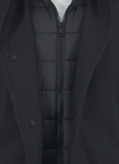 Strellson, Mantel Finlay Flex, Nylon Halbgefüttert, Schwarz -Herrenausstatter Geschaft 448954 norm4