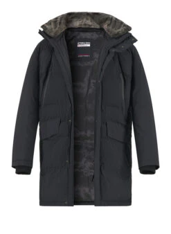 Strellson, FunktionsparkaAmbience, Mikrofaser Wattiert, Schwarz