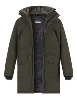 Strellson, FunktionsparkaAmbience, Mikrofaser Wattiert, Dunkelblau